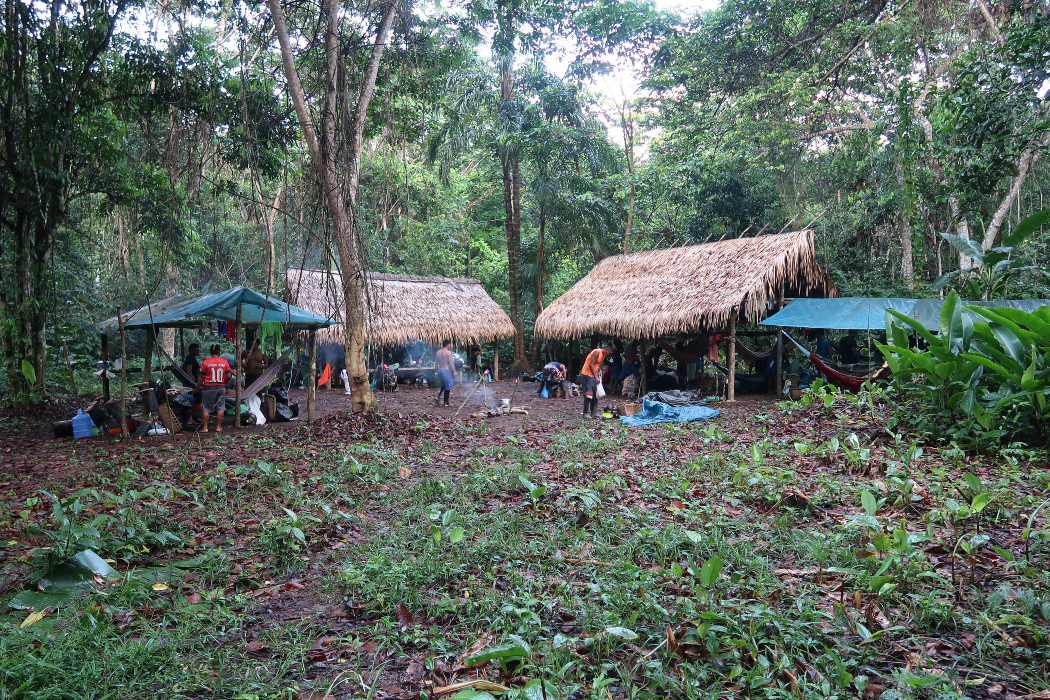 Irokae, primeiro e último acampamento na caminhada até o ponto mais alto do Brasil