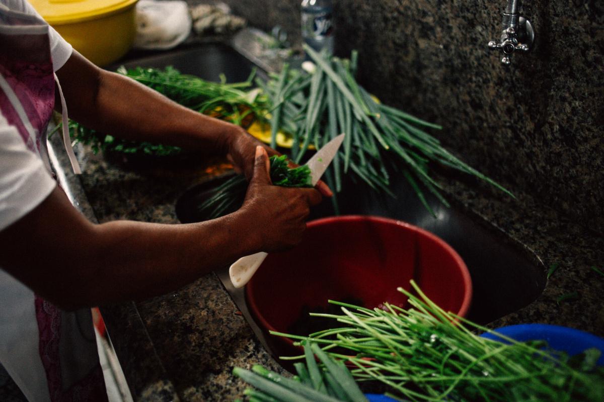 higiene de hortaliças