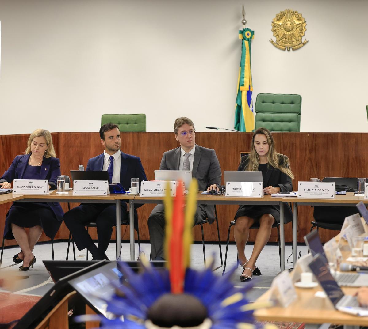 Audiência da comissão de conciliação no STF, nesta segunda (17/2) | Rosinei Coutinho / STF
