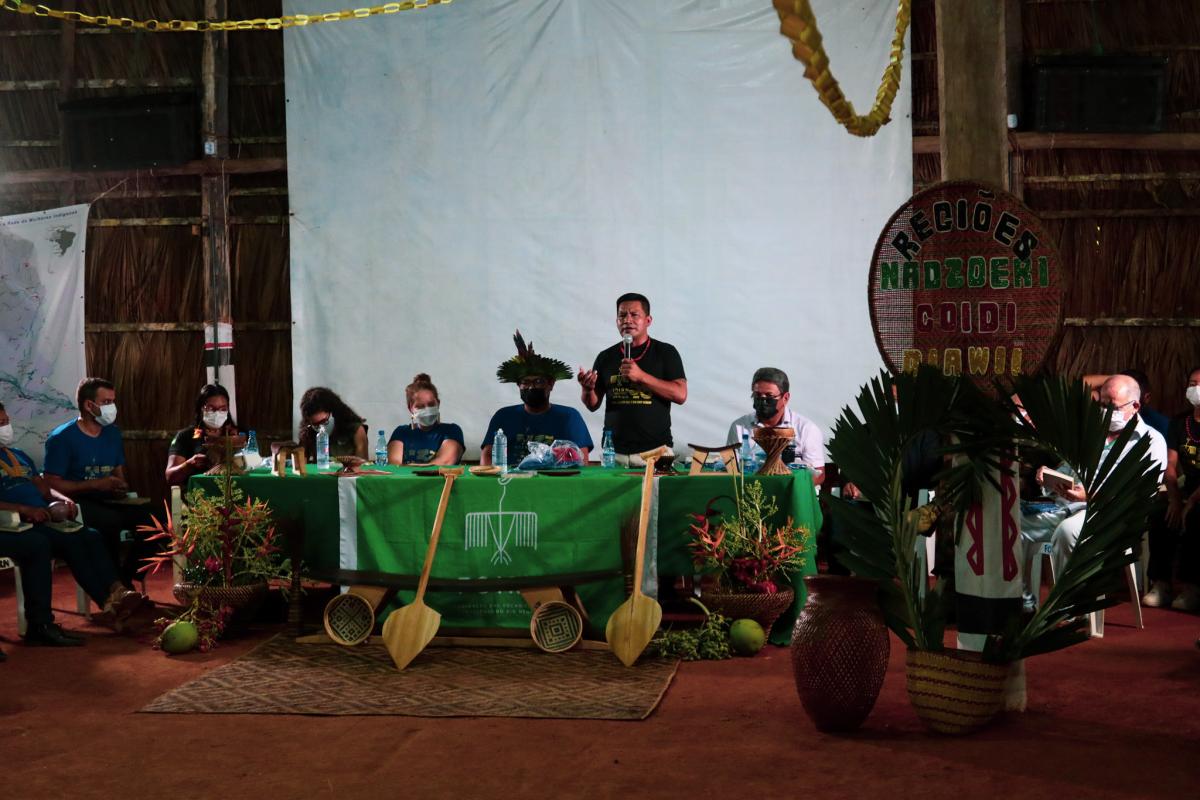 Dário Emiliano, povo Baniwa, presidente atual da Foirn