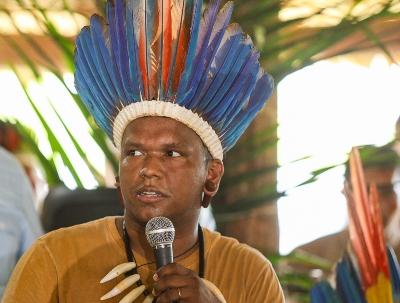 Ronaldo Amanayé (Fepipa) falando ao microfone