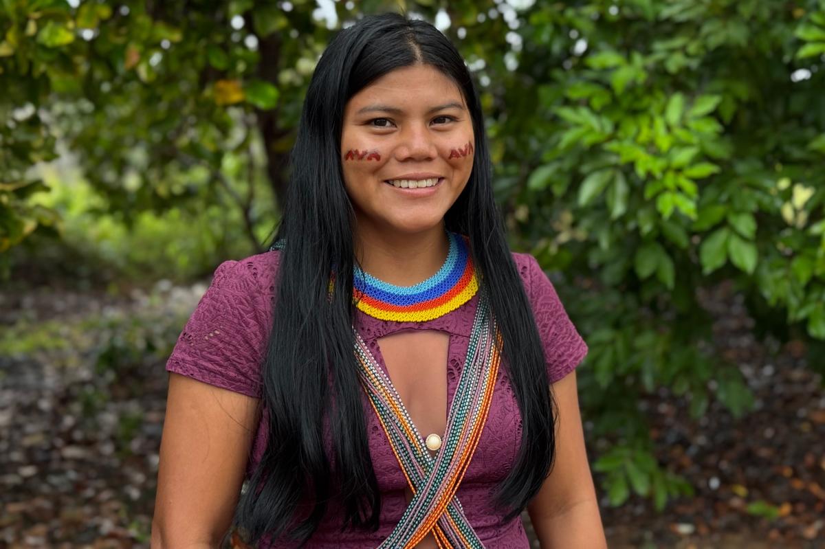 Jucelia Magalhães Rocha, jovem Ye’kwana de Fuduuwaaduinha