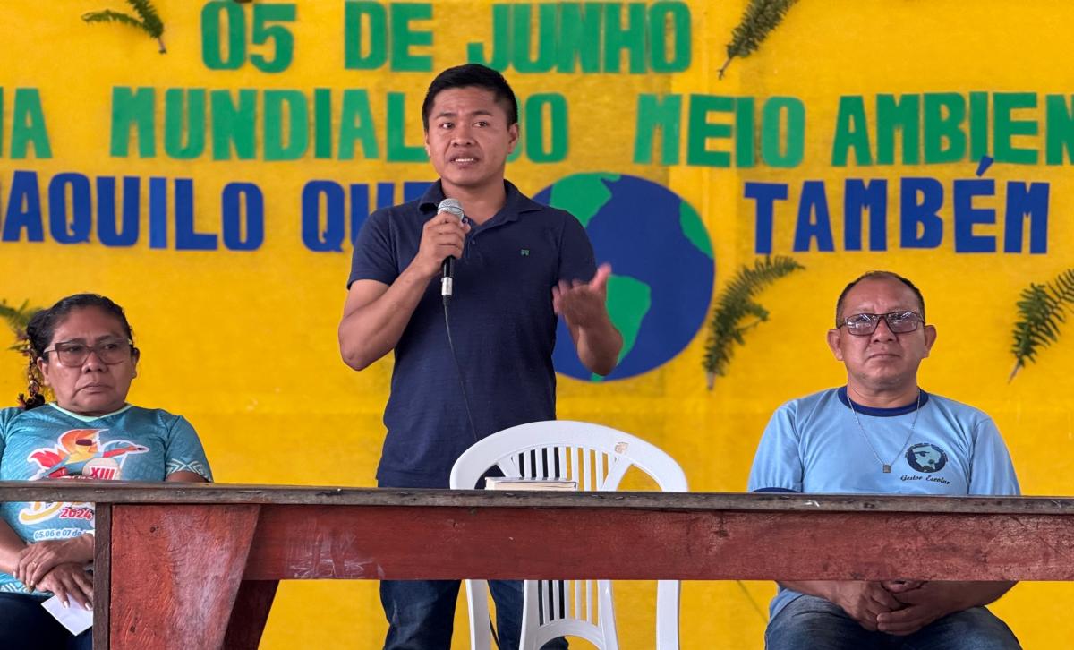 Emerson Cadete fala em mesa de abertura