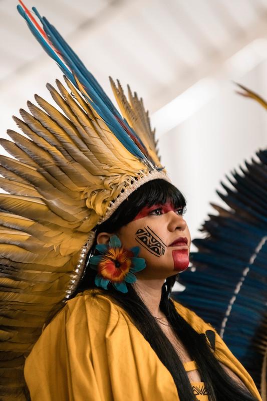 Célia Xakriabá, deputada federal por Minas Gerais, em sua posse