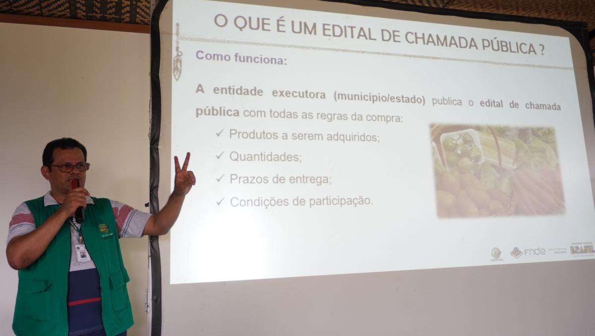 Ricardo Colares, nutricionista do Centro Colaborador em Alimentação e Nutrição Escolar (CECANE/UFAM)