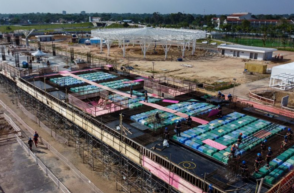 Obras preparatórias em Belém para a COP 30 | Alexandre Costa / Agência Pará