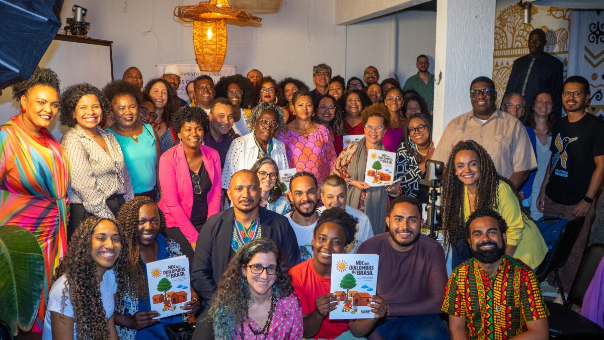 NDC quilombola foi lançada em evento em Brasília com participação de representantes da Conaq, do governo e de organizações da sociedade civil | Ana Flávia Barbosa | Instituto de Referência Negra Peregum