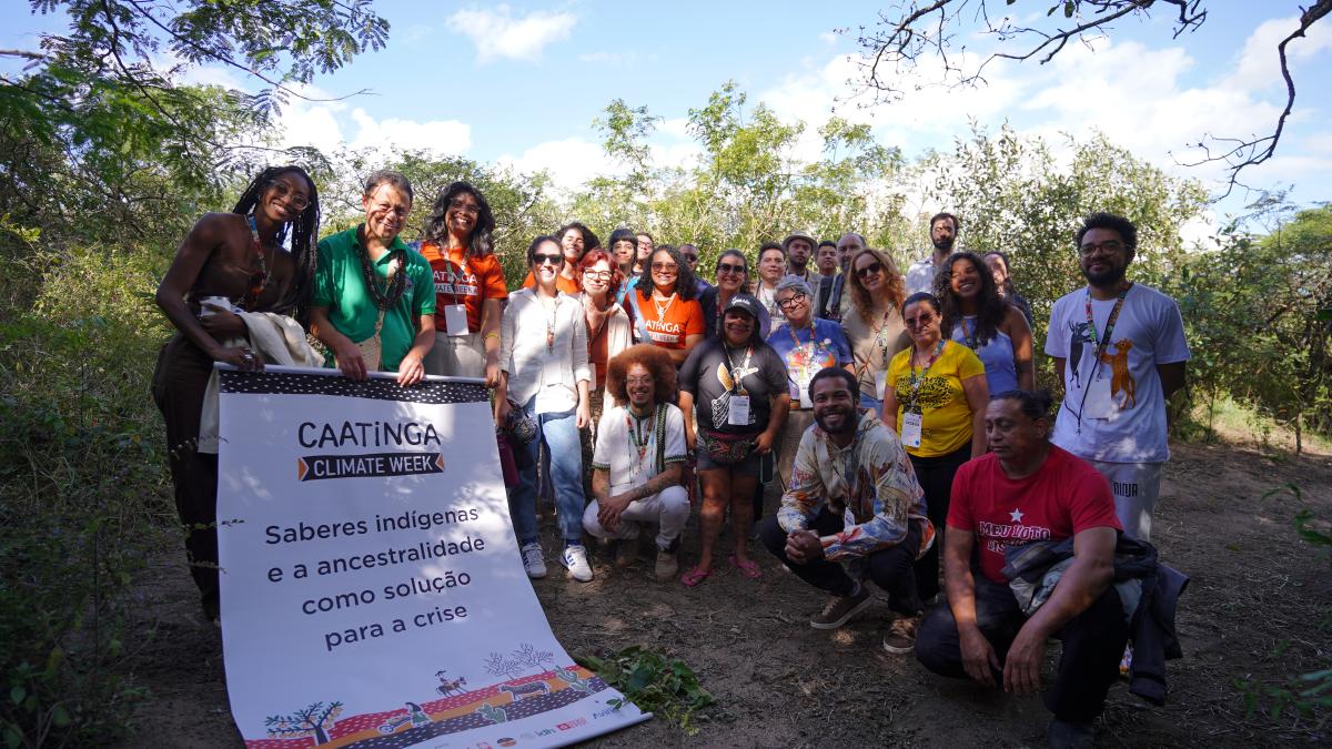 Caatinga Climate Week também passou pelo território Xukuru, para ver as estratégias de adaptação e mitigação a partir dos saberes ancestrais