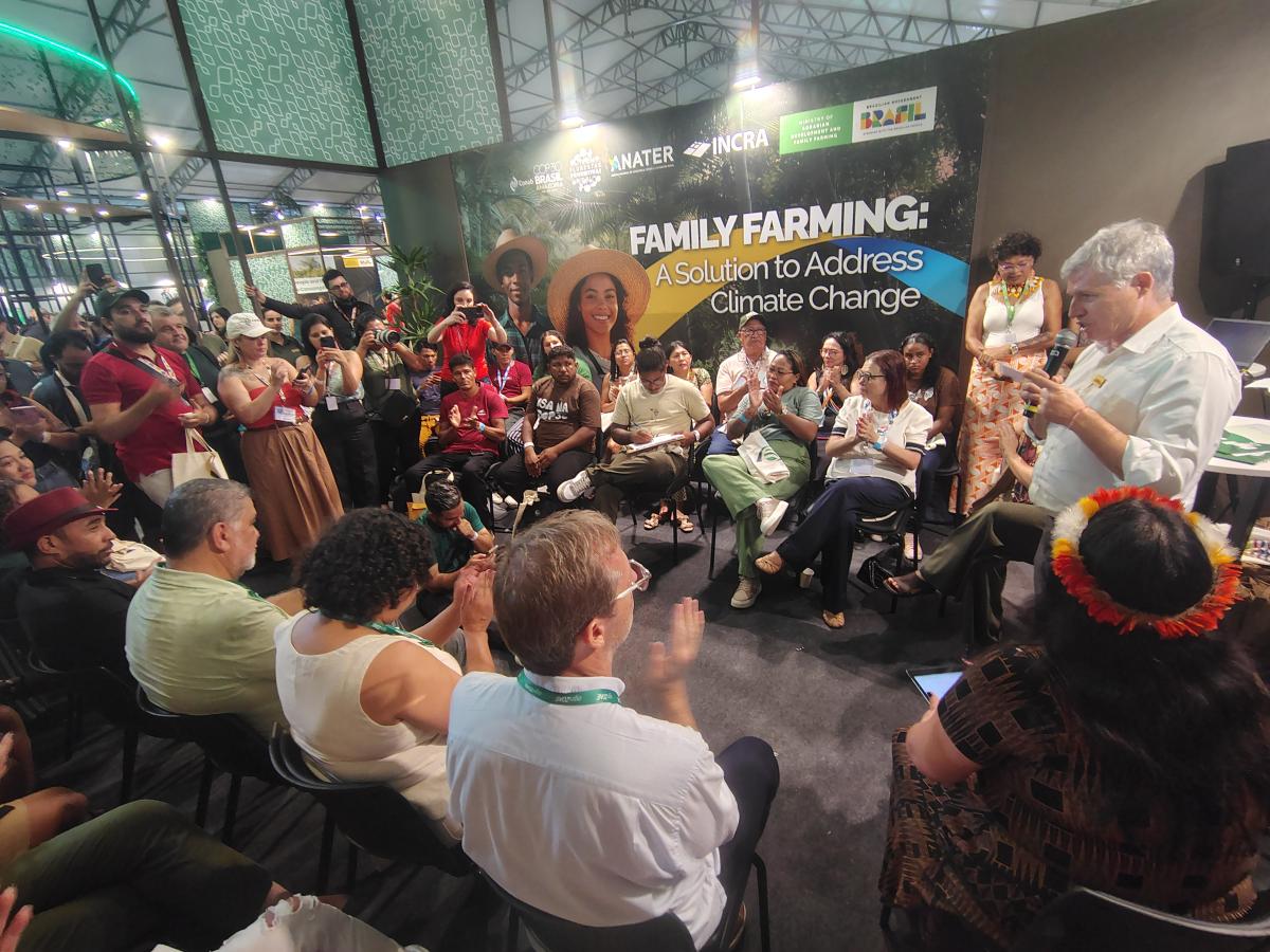 Ministro do Desenvolvimento Agrário e Agricultura Familiar (MDA), Paulo Teixeira, durante anúncio do PAA para a Terra do Meio