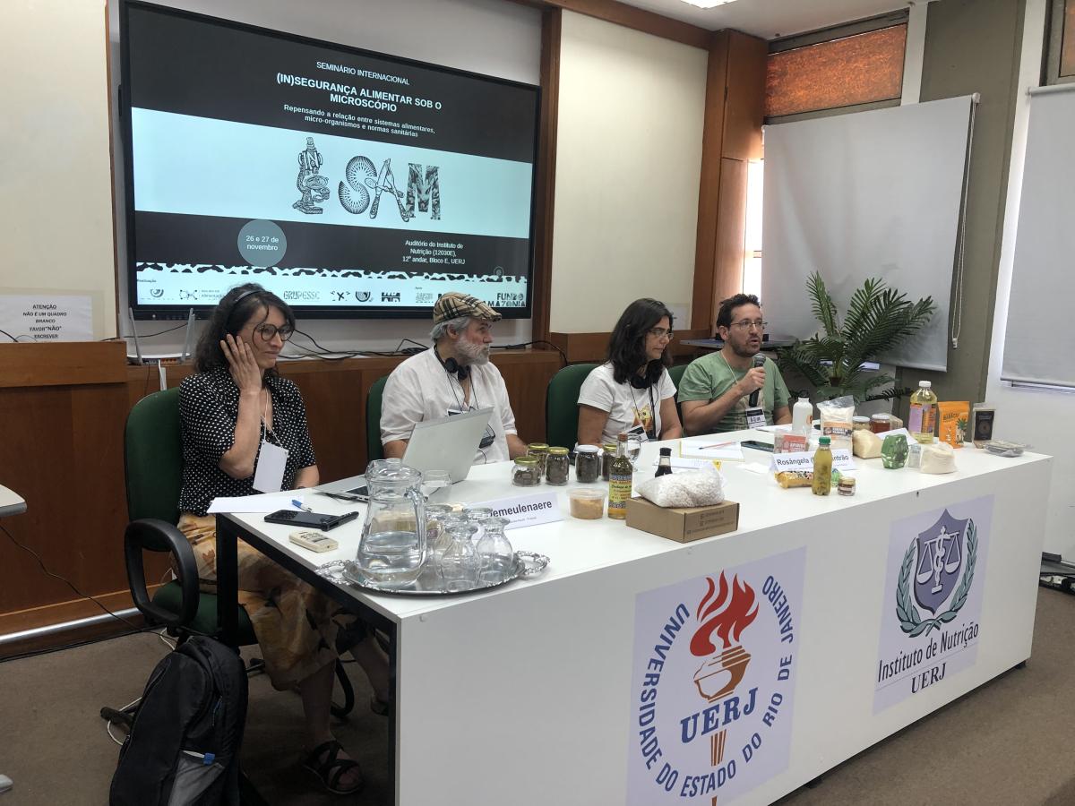 Élise Demeulenaere (França), Luciano Carvalho, Bibi Cintrão e o pesquisador Leonardo Dupin