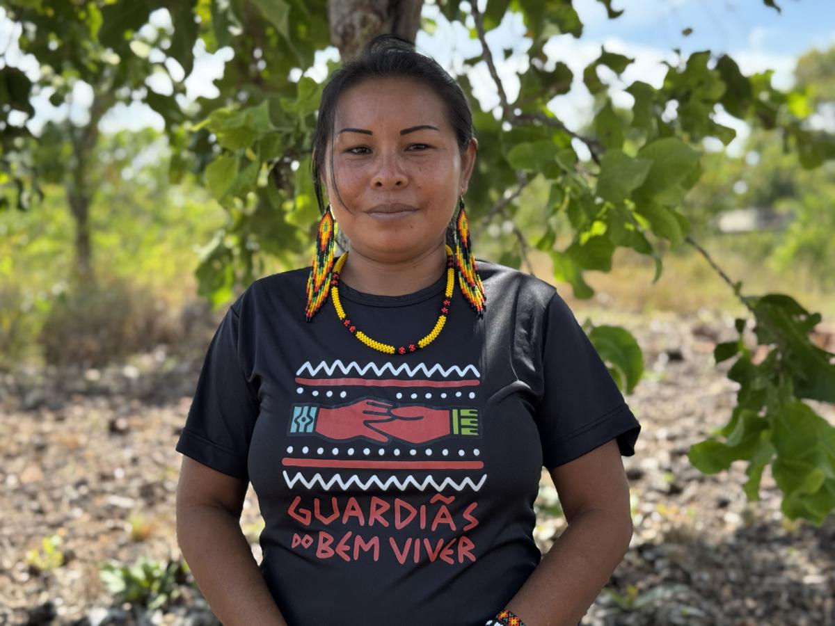 Ana Lúcia é representante da AMYK e moradora de Maturacá